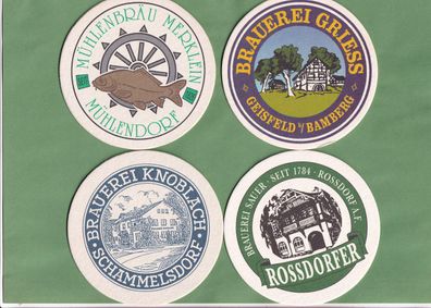 4x Bierdeckel aus dem Bier- Paradies Franken - ungebraucht (11)