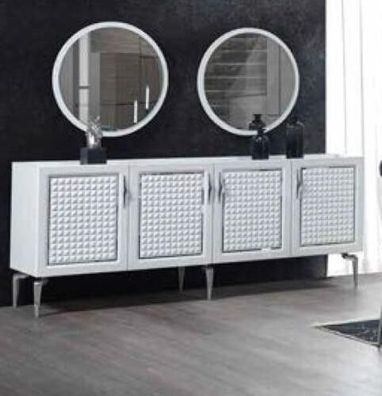 Konsolentisch Spiegel Sideboard Set italienischer Stil xxl Kommoden Sideboards