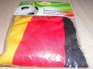 2 Außenspiegelflaggen - Deutschland neu und original verpackt