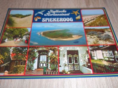 4624 / Ansichtskarte - Nordseeheilbad Spiekeroog - idyllische Nordseeinsel