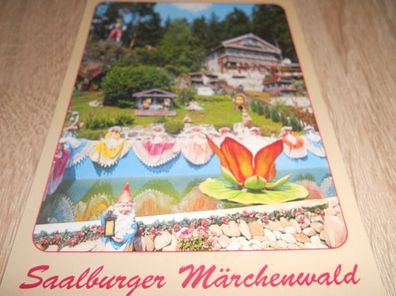 4630 / Ansichtskarte -Saalburger Märchenwald