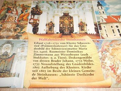 4652 / Ansichtskarte -Wallfahrtskirche Steinhausen