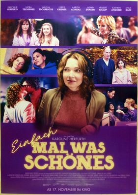 Einfach mal was Schönes - Original Kinoplakat A0 - Karoline Herfurth - Filmposter