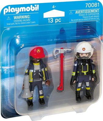Playmobil 70081 Feuerwehrmann und -frau - neu, ovp