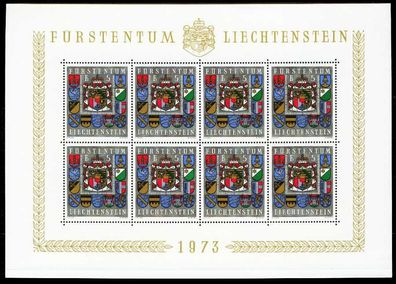 Liechtenstein BLOCK Kleinbogen Nr 590I postfrisch KLEIN S019472