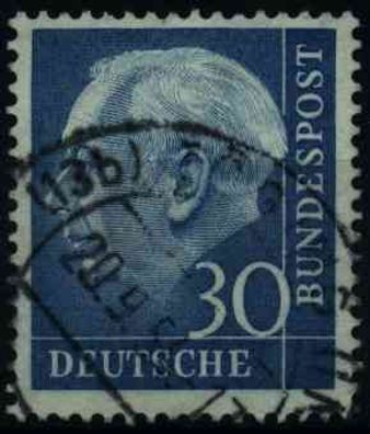 BRD DS HEUSS 1 Nr 187 zentrisch gestempelt X0E471A