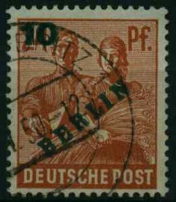 BERLIN 1949 Nr 65 gestempelt X12DD62