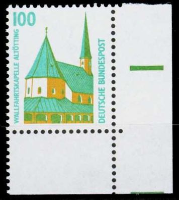 BRD DS Sehenswürdigkeiten Nr 1406Au postfrisch ECKE-URE X1CA966