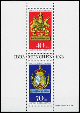 BRD BLOCK Kleinbogen 1949 1989 Block 9 postfrisch X17A9DE