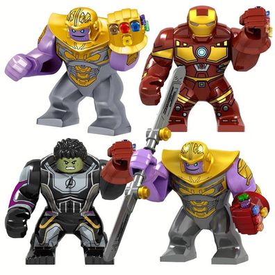 Superhelden Big Size Iron Man mit Handschuh Hulk Thanos Spider-Man Modellfiguren