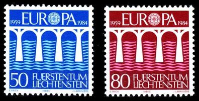 Liechtenstein 1984 Nr 837-838 postfrisch S30BC2A