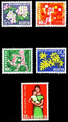 Schweiz PRO Juventute Nr 758-762 postfrisch X1AF1DA