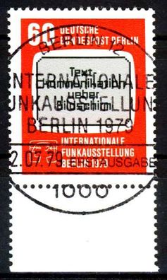 BERLIN 1979 Nr 600 ZENTR-ESST X1E34C2
