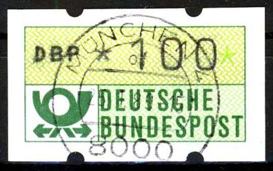 BRD ATM 1981 Nr 1-1-100 zentrisch gestempelt X1F323A