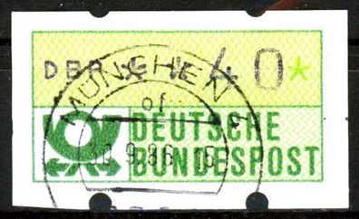 BRD ATM 1981 Nr 1-1-040 zentrisch gestempelt X1F32EE