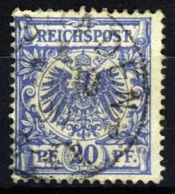 D-REICH K A Nr 48a zentrisch gestempelt X23186E