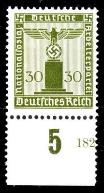 Deutsches-reich DIENST Nr 164-HAN18218.44 postfrisch UR X2327FA