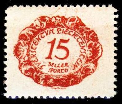 Liechtenstein Portomarken 1920 Nr 3 ungebraucht X264206