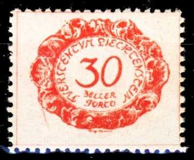 Liechtenstein Portomarken 1920 Nr 6 ungebraucht X264236