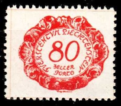Liechtenstein Portomarken 1920 Nr 9 ungebraucht X2641D2