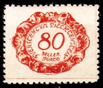 Liechtenstein Portomarken 1920 Nr 9 ungebraucht X264202