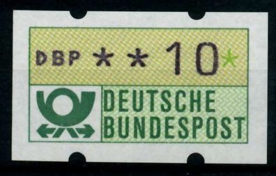 BRD ATM 1981 Nr 1-1-010 postfrisch S4AF93A