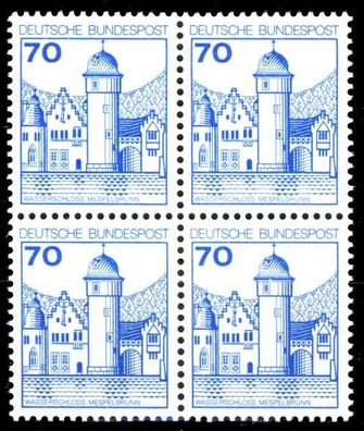 BRD DS BURGEN u. Schlösser Nr 918 postfrisch Viererbloc X275916