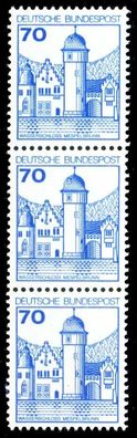 BRD DS BURGEN U. Schlösser Nr 918R postfrisch 3ER STR X278C82