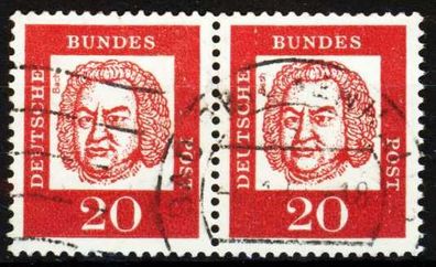 BRD DS BED. DEUT. Nr 352y gestempelt WAAGR PAAR X278ED2