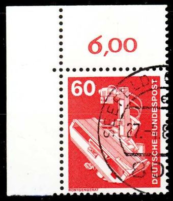 BRD DS Industrie u. Technik Nr 990 gestempelt ECKE-OLI X28096E
