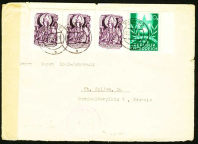 Österreich 1949 Nr 935 + 936 BRIEF MIF X28B4A6