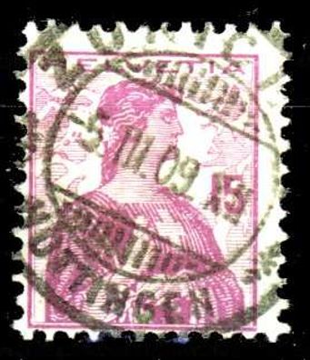 Schweiz 1909 Nr 116 zentrisch gestempelt X299C4E