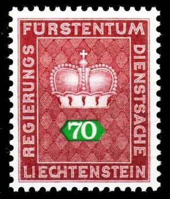 Liechtenstein Dienstmarken 1968 Nr 51 postfrisch X2A691A