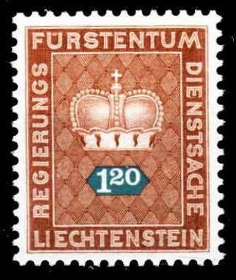 Liechtenstein DIENST Nr 55 postfrisch X2A6976