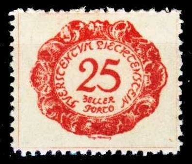 Liechtenstein Portomarken 1920 Nr 5 ungebraucht X2A69CE