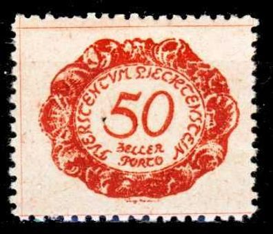 Liechtenstein Portomarken 1920 Nr 8 postfrisch X2A69C6