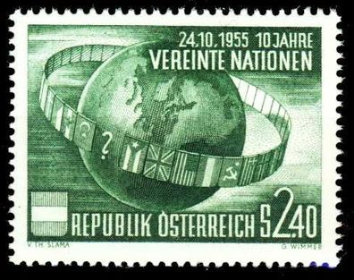 Österreich 1955 Nr 1022 postfrisch X2F4022