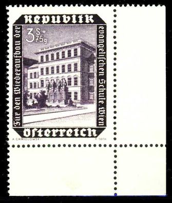 Österreich 1953 Nr 993 postfrisch ECKE-URE X33697A