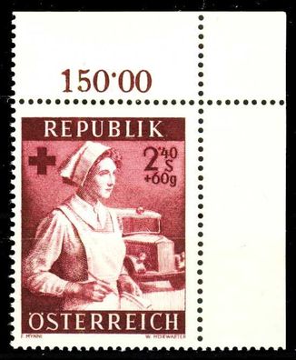 Österreich 1954 Nr 1004 postfrisch ECKE-ORE X3369F2