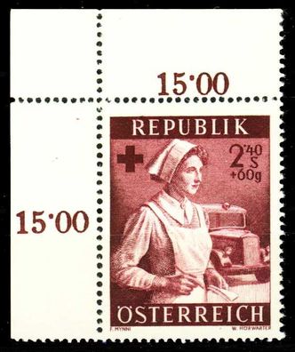Österreich 1954 Nr 1004 postfrisch ECKE-OLI X3369FE
