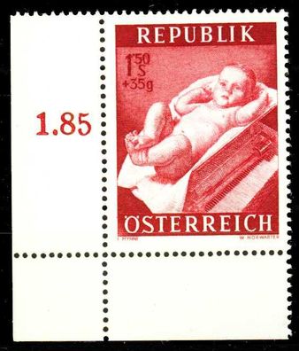 Österreich 1954 Nr 1003 postfrisch ECKE-ULI X3369F6