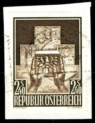 Österreich 1956 Nr 1025 gestempelt Briefstück zentrisch X336AD2
