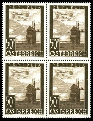 Österreich 1947 Nr 822 postfrisch Viererblock X36BB22