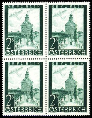 Österreich 1947 Nr 824 postfrisch Viererblock X36BB2E