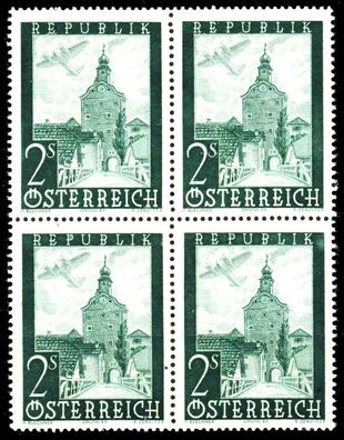 Österreich 1947 Nr 824 postfrisch Viererblock X36BB2A