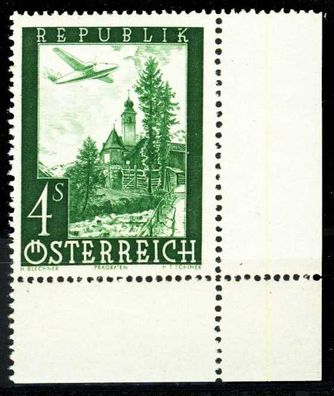 Österreich 1947 Nr 826 postfrisch ECKE-URE X36BB56