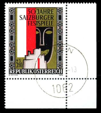 Österreich 1970 Nr 1335 zentrisch gestempelt ECKE-URE X36BEEE