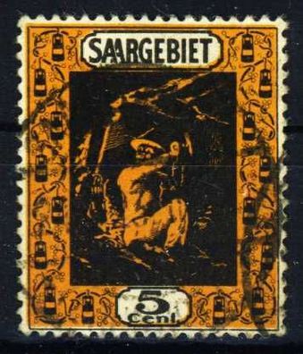 Saargebiet LANDS. BILD Nr 85a zentrisch gestempelt X3BE8EA