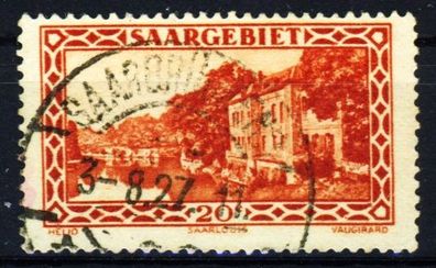 Saargebiet 1926 Nr 110 zentrisch gestempelt X3BEDAE