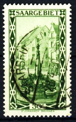 Saargebiet 1926 Nr 112 zentrisch gestempelt X3BEE26